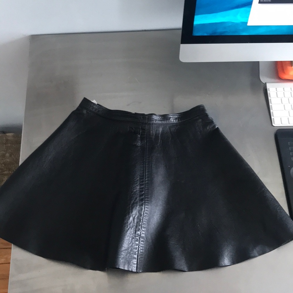 Leather skirt
